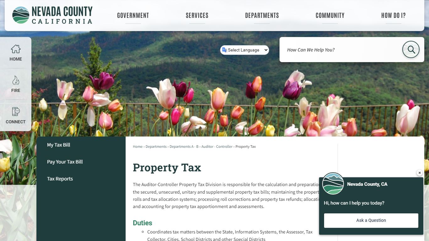 Property Tax | Nevada County, CA