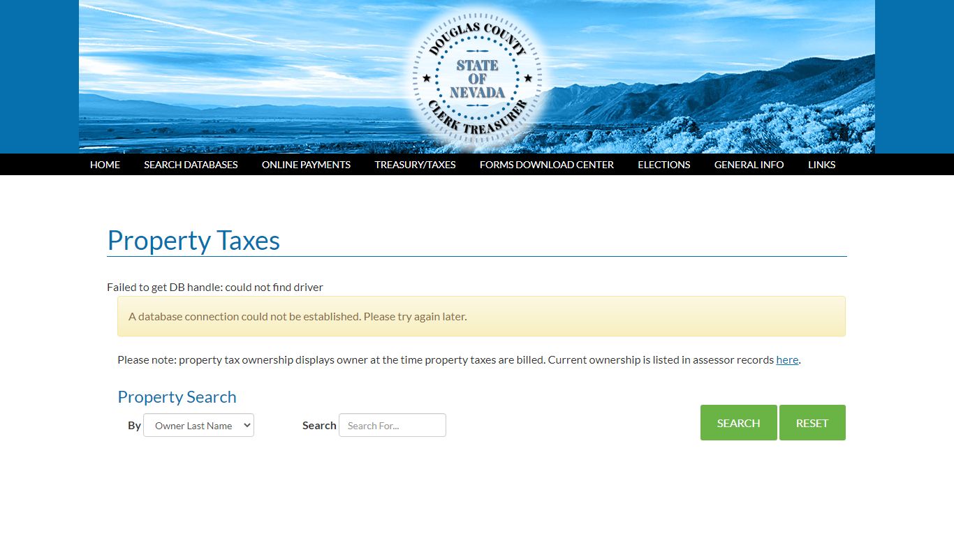 Property Taxes - Douglas County, Nevada